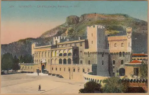CPA Monaco, Le Palais du Prince, ungel.