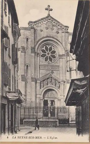 CPA La Seyne-sur-Mer, L'Eglise, ungel.