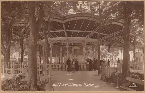 CPA Vichy, Source Hopital, ungel.