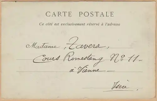 CPA Bourg-d'Oisans a la Grave, Le Saus de la Pacelle, englout. 1912