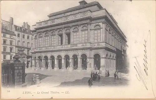 CPA Lyon, Le Grand Theatre, gel. 1903