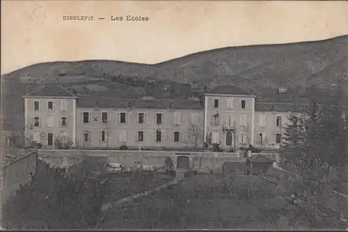 CPA Dieulefit, Les Ecoles, ungel.