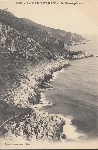 CPA Le Cap Ferrat et le Sémaphore, uns.