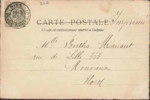 CPA Nice, Le Port, gel. 1901