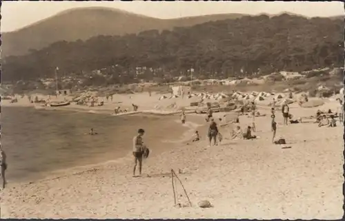 CP Bormes les Mimosas, Plage de la Favière.