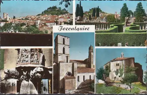 CP Forcalquier, Vue generale, Le cimetière, L'Eglise, Fontaine.