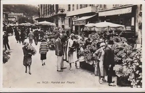 CP Nice, Marche aux Fleurs.