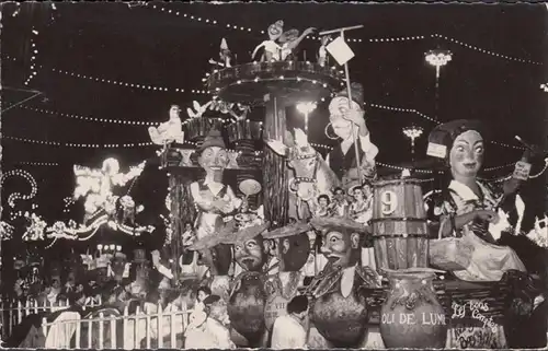 CP Carneval de Nice 1955, la nuit, Les bons eomptes font les bons amis.