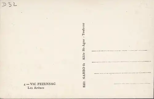 CP Vic-Fezensac, Les Arènes.
