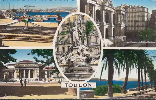 CP Toulon, Theatre, Palais,Mourillon,Vieille Darse, Place.