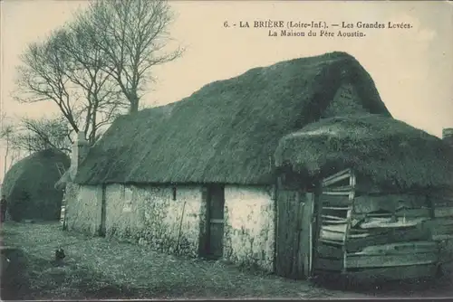 Cpa La Briere. Les Grandes Levees, La Maison du Pere Aoustin.