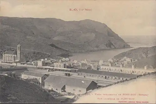 Cpa Vista Panoramica de Port-Bou, Vue generale de Port-Bou, ungel.