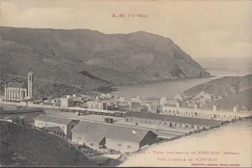 Cpa Vista Panoramica de Port-Bou, Vue generale deport- Bou.