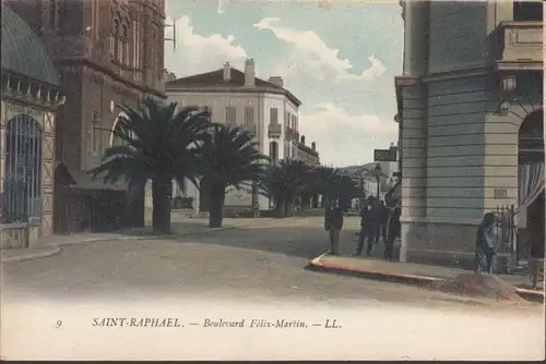 Cpa Saint Raphaël, Boulevard Félix Martin,