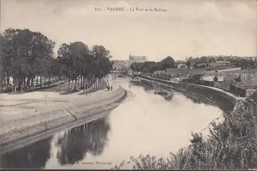 Cpa Vannes, Le Port Et La Rabine, un peu.