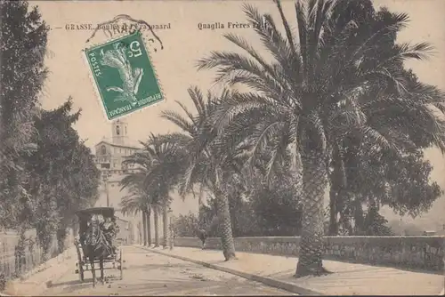 CPA Grasse, boulevard Fragonard, gel. 1908
