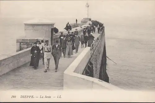 CPA Dieppe, La Jetee, unsa.