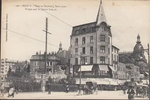 CPA Nancy, Pont et Faubourg Saint-Jean, ungel.