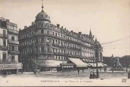 CPA Montpellier, Place de la Comédie, ohne.