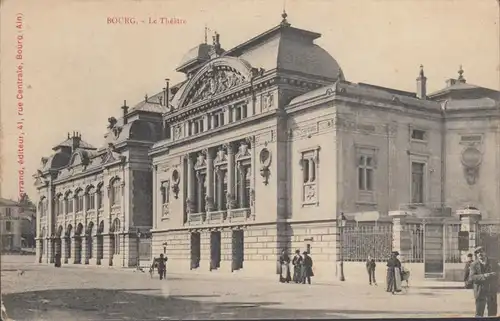 CPA Bourg Le Theatre, en 1905