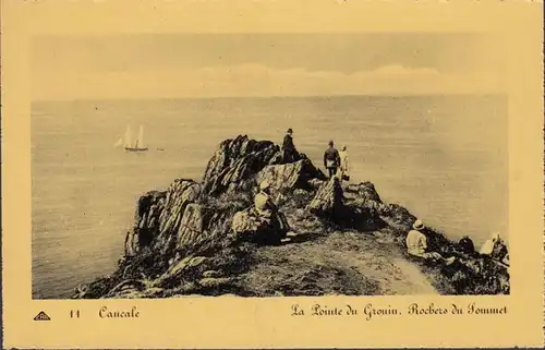 CPA Cancale, Pointe du Grouin et le Rochers du Sommet.