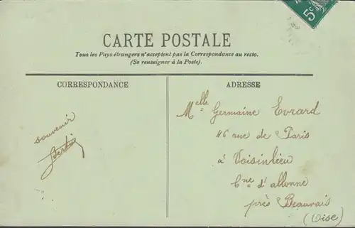 CPA Amiens, La Cathedrale, L'Abside, gel. 1915