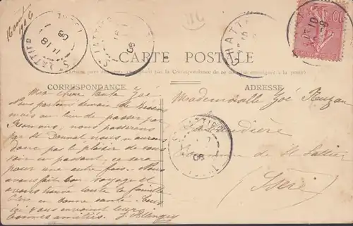 CPA Romans, Cours Bonavaux, gel. 1906