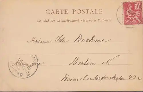 CPA Nice, Vue generale du Port, gel. 1901