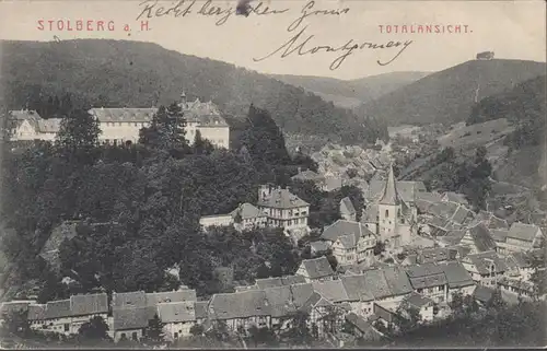 AK Stolberg résine, vue totale, timbre multiple. gel.1906