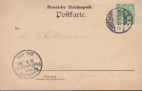AK Eisenach, Mariental, Hotel Elisabethenruhe, gel. 1898