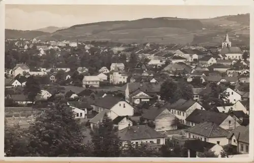 AK Valašské Meziříčí, Celkovy pohled, Stadtansicht, gel. 1939