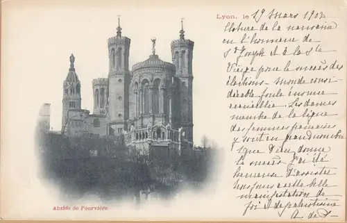 CPA Lyon, Abside Fourviere ungel.