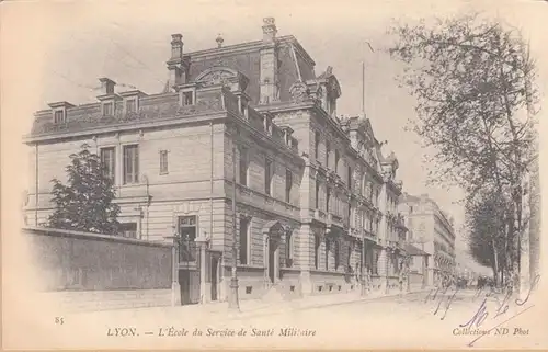 CPA Lyon, L'Ecole du Service de Sante Militaire, gel. 1903