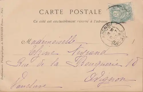 CPA Lyon, L'École du Service de Sante Militaire, englout. 1903