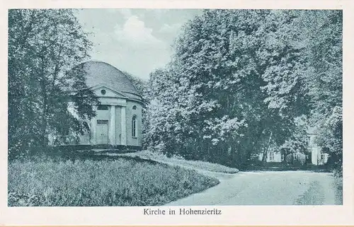 AK Hohenzietz, église, peu.