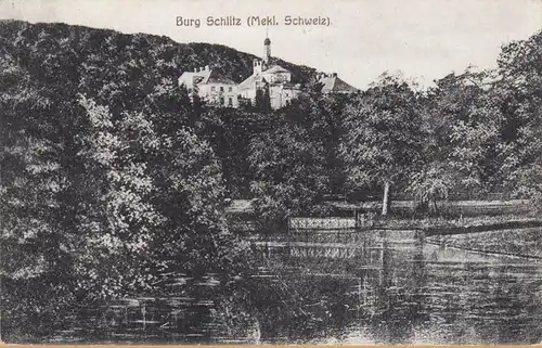 AK Burg Schlitz, Meckl. Suisse, ohnel.