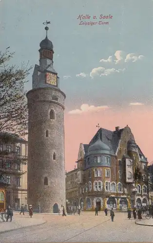 AK Halle a. Saale, Leipziger Turm, ungel.
