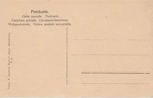 AK Aschaffenburg, Pompejanum, Opfernede Römerinnen, ungel.