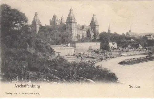 AK Aschaffenburg, Château, unhäll.