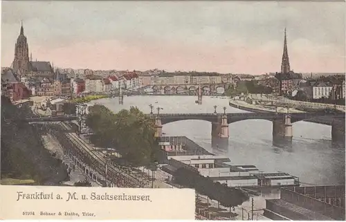 AK Frankfurt am Main et Sachsenhausen, inachevé