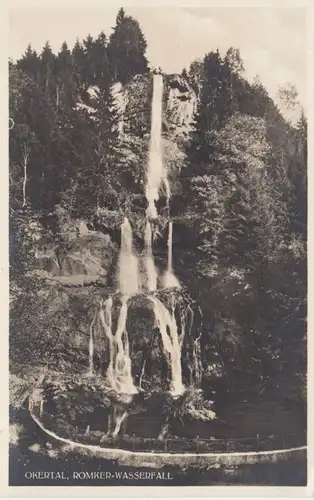 AK Okertal, cascade de Romkerhaller, gel. 1932