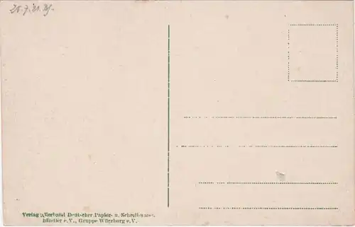 AK Würzburg, Blick von der Festung, ungel.