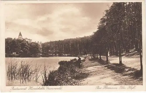 AK Berlin- Grunewald, Restaurant Hundekehle, ungel.