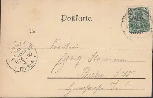 AK Berlin Grunewald, Kaiser-Wilhelm Turm, gel. 1900