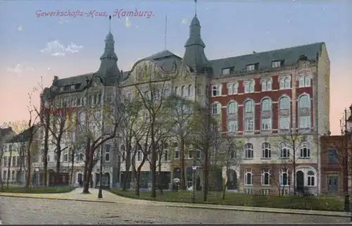 AK Hamburg, Gewerkschaftshaus, ungel.