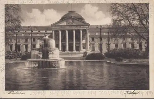 AK Wiesbaden Kurhaus, gelaufen 1930