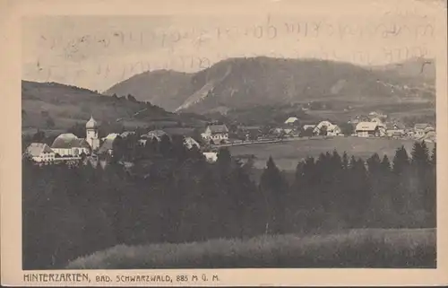 AK arrières, vue de la ville, couru en 1925