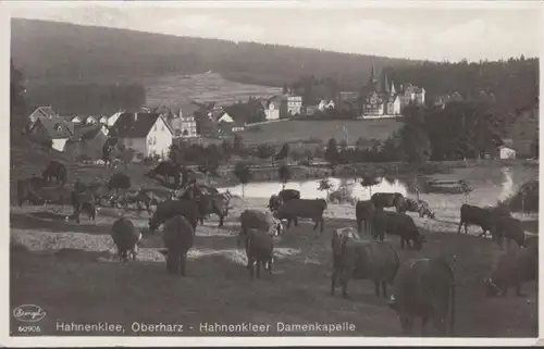 AK Hahnenklee-Bockswiese, Hahnenkleer Damenkapelle, gelaufen 1931