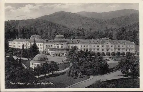 AK Bad Wildungen Fürstliches Badehotel, gelaufen 1932