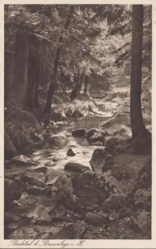 AK Bodetal bei Braunlage, gelaufen 1931